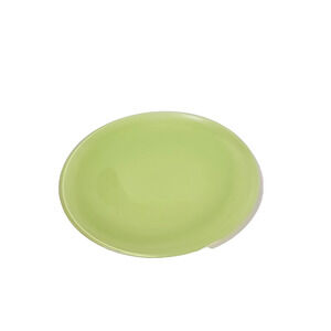 Vintage Arc Arcoroc France Apple Green Glass 10" Plate